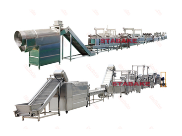Chips de pomme de terre entièrement automatiques faisant la ligne de production de machine 