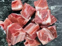 Cube de c&ocirc;tes de porc